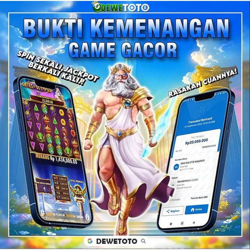 Pemain Menang Puluhan Juta di Gate of Olympus DEWETOTO Hari